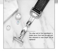 Reloj Deportivo Casual SANDA 1108 Para Hombres Y Mujeres Resistente Al Agua Y Al Desgaste Con Dial Cuadrado De Cuero Legítimo Reloj De Cuarzo De Lujo Para Parejas - details 5