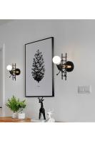 Lámpara De Pared Creativa Y Moderna Con Muñecos Nórdica De Metal Para Iluminación De Dormitorio Y Sala De Niños Y Bebés - details 1