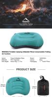 Almohada Inflable Portátil Widesea Para Camping Equipo Compressible Desechable Almohadilla De Aire Plegable Para Exterior Turismo Protección Durmiendo - details 0