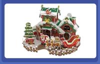 Rompecabezas 3D Creativo Juego Educativo Para Niños Casa De Navidad DIY Regalo De Año Nuevo Juguetes Para Bebés - details 4