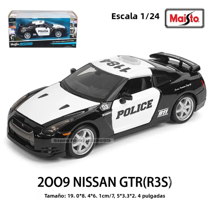 Maisto 1:24 Nissan Skyline 2000 GT-R 1973 Modelo De Coche De Aleación Decoración Artesanal Colección Juguete Regalo De Metal Sin Batería Para Adultos Y Niños - 1