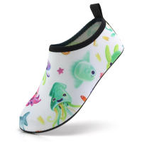 Zapatos De Natación Para Niños Con Diseño Colorido Y Estampado Suela Delgada Para Playa Y Ríos Zapatos Deportivos Transpirables Y Impermeables Talla True Fit Material Superior Mesh - details 4