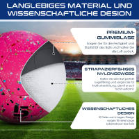 Bola De Fútbol Tradicional Tamaño 5 Para Niñas Con Amplia Gama De Aplicaciones Elasticidad Rubérica Bola De Fútbol PVC Inflable - details 10