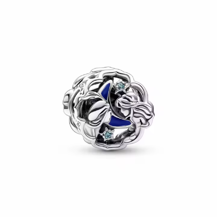 Charm Pandora Aladdin, Princesa Jasmine y Genio que brilla en la oscuridad de Disney - 1