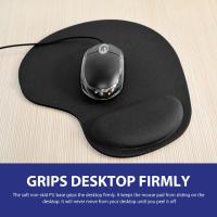 Alfombrilla De Ratón Con Soporte Para Muñeca Ergonómica Antideslizante Suave Para PC Y Laptop Material De Goma Cómodo Y Duradero - details 9