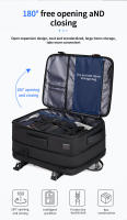 Mochila Multifuncional Fenruien Para Hombres Negocios Clásica De Viaje Con Capacidad Para Portátil De 17.3 Pulgadas Material De Alta Calidad - details 8