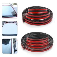 Tira De Sellado De Goma Para Coche Protector De Borde Ventanas Parabrisas Techo Solar Tira De Sellado De Clima Negra EPDM 3m Ancho 14/19mm - details 2