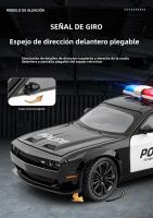 Modelo De Coche Deportivo De Aleación Challenger Redeye Hellcat 1:22 Con Sonido Y Luz Coche De Colección Con Pantalla Y Sonido Para Juguete Y Decoración - details 6