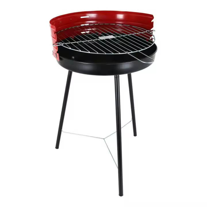 Barbacoa Algon ø 42 X 71 Cm - Negro Redonda - 1