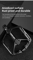 Pedales De Bicicleta De Aluminio Ultraligero Universal Para Ciclismo MTB Con 4 Rodamientos Sellados Calidad Superior Para Carretera Y Montaña - details 4