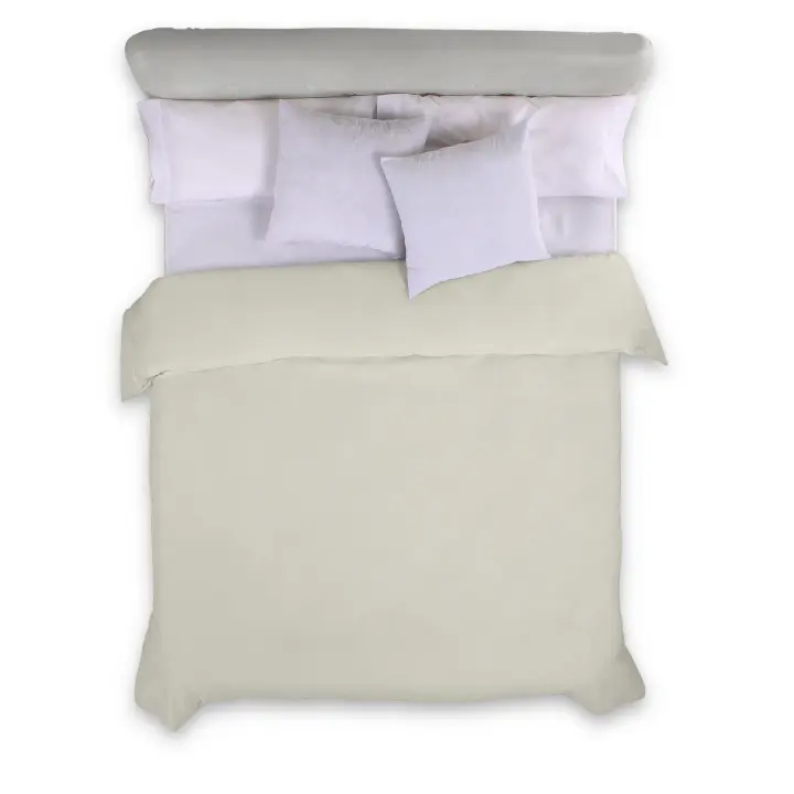 FUNDA NORDICA color crema - Cama de 90 (1 pieza) - 100% algodón - 144 hilos. Gramage: 115 - Fijalo - 1