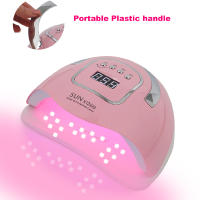 Secador De Uñas LED SUNX12 Max 66 Lámparas UV Para Manicura Secado Rápido Con Base Autodetección Color Rosa ABS 18*21.5*9CM - details 2