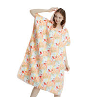 Poncho Toalla Rápida De Secado Microfibra Para Playa Y Natación Robe De Baño Para Adultos Con Capucha Toalla De Natación - details 5