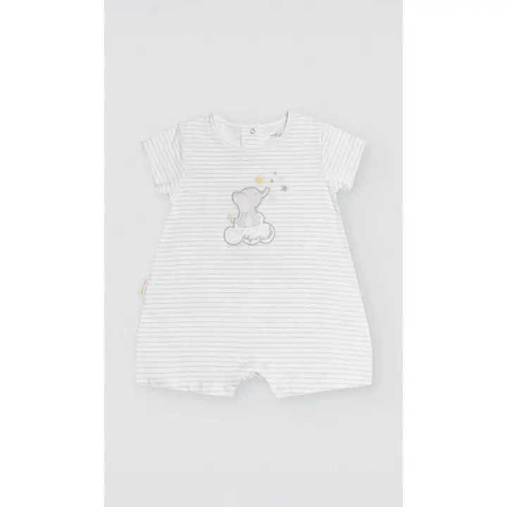 Pelele Elefante bebé recién nacido unisex - Ysabel Mora, cómodo y adorable pelele para bebés recién nacidos, diseño de elefante. - 1