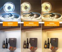 Tiras LED COB De Alta Brillo 10m/5m/1m 24V DC 320LEDs/M Flexibles Para Decoración De Habitaciones Y Paredes Cálido Blanca Natural Blanca Fría - details 3