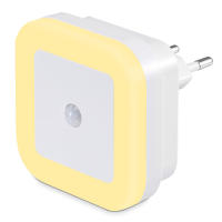 Lámpara Nocturna LED Inalámbrica Con Sensor De Movimiento EU UK Plug-in Auto Dusk to Dawn Sensor Eficiente Energéticamente Para Niños Hogar Forma Rectangular Fuente De Luz LED - details 16