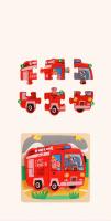 Puzzle De Madera 3D Para Bebés Juguete Educativo Montessori Aprendizaje Infantil Tangram Formas Animales Y Vehículos Juego Cognitivo - details 13