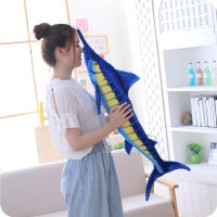 Muñeco De Peluche De Tuna Azul De 140 Cm Simulación Realista Almohada Larga De Pescado Marítimo Juguete Suave Para Decoración Creativa - details 4