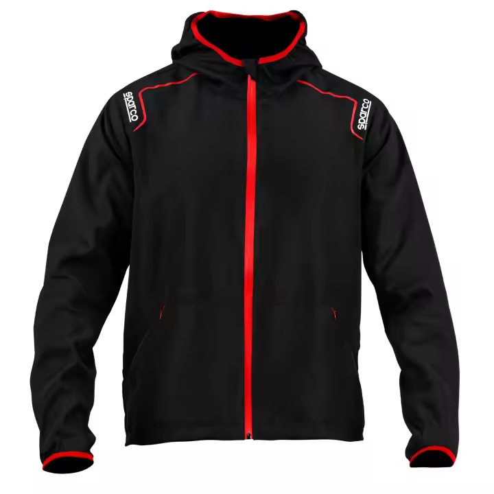 CHAQUETA CHUBASQUERO  CORTAVIENTOS SPARCO WILSON, REPELENTE AL AGUA, LIGERA. CHUBASQUERO - 1