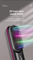 Planchas del pelo，Peine de pelo recto portátil e inalámbrico, calentamiento rápido, diseño anti-calor de temperatura constante, tecnología de iones negativos, pantalla digital inteligente, carga USB, delicado y ligero - details 13