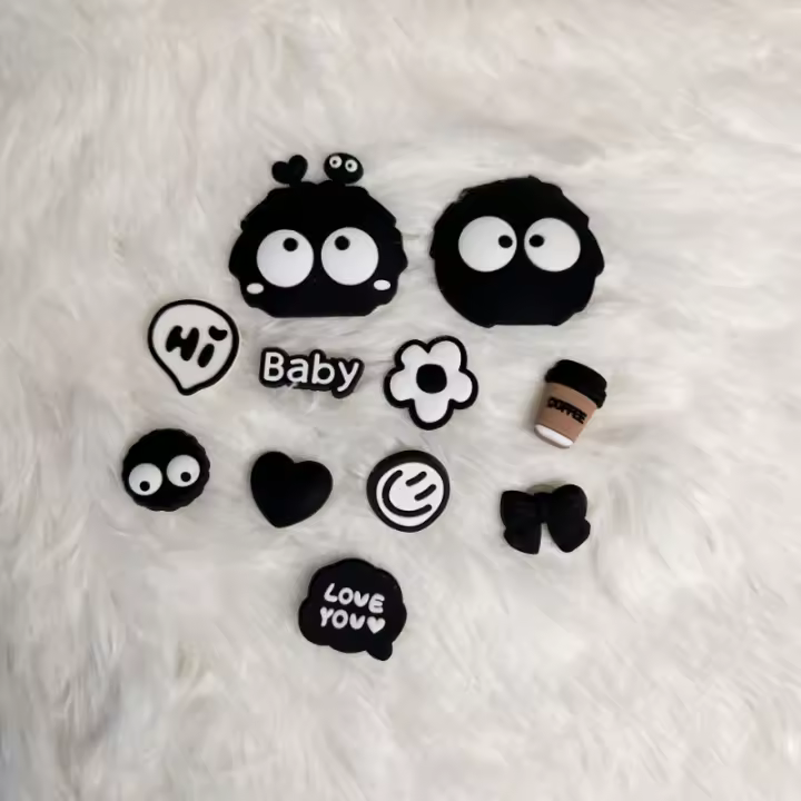 DIY Encantos De Animales De Dibujos Animados Para Zapatos Clogs Slides Sandalias Decoraciones Para Zapatos Jardín Accesorios Para Niñas Y Mujeres Regalos - 1