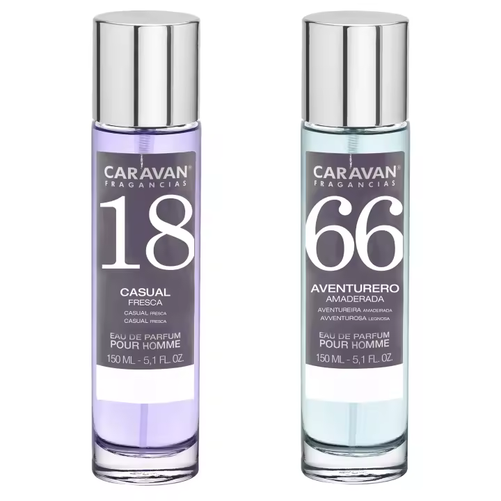 Set de 2 perfumes caravan hombre nº66 y nº 18 - 1