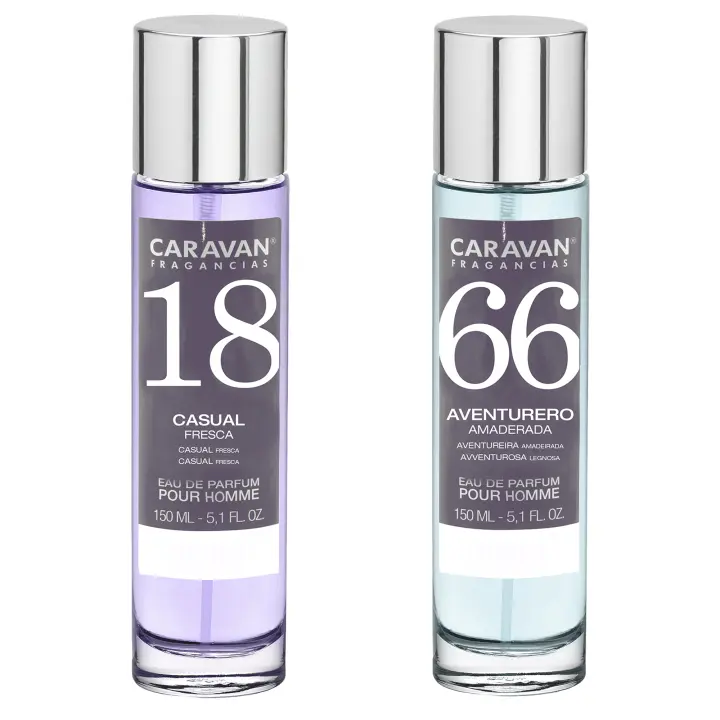 Set de 2 perfumes caravan hombre nº66 y nº 18 - 1