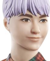 Barbie Ken Fashionista 154 Pelo Morado Camisa Cuadros Mattel GYB05 - details 2