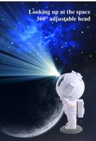 Proyector De Estrellas Astronáutico Luz Nocturna Galaxia Neblina Celeste LED Para Decoración De Habitación Infantil Con Timer - details 2
