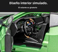 Coche De Juguete a Escala 1:22 Challenger SRT Hellcat Demon Eyes Con Luz Y Sonido Carro De Accionamiento Por Retroceso Aleación De Metal Para Niños - details 8