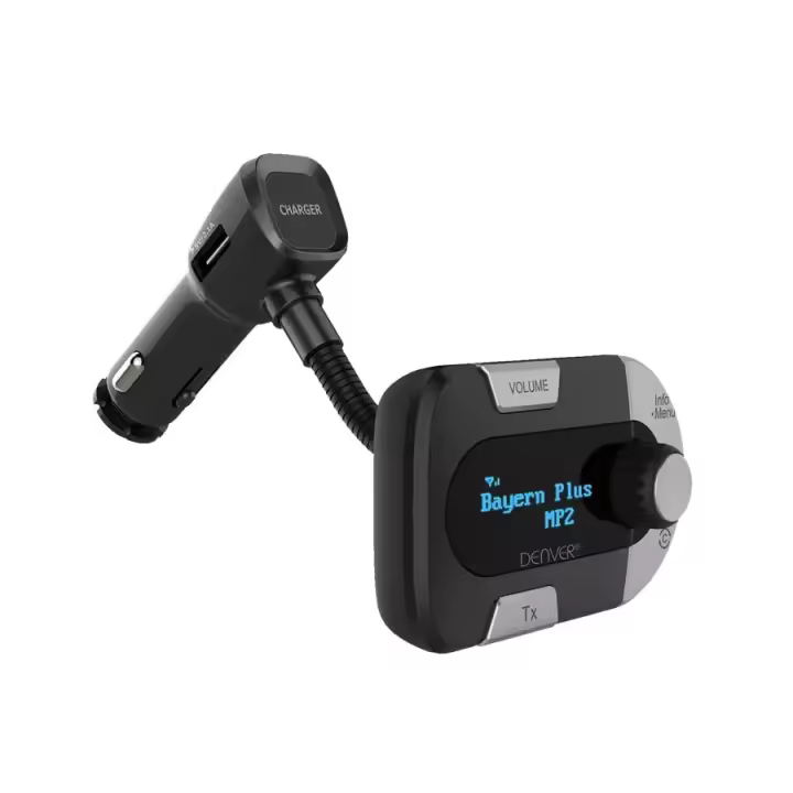Denver Electronics - DAB-11 Receptor DAB+ con Transmisor FM para Coche - 1