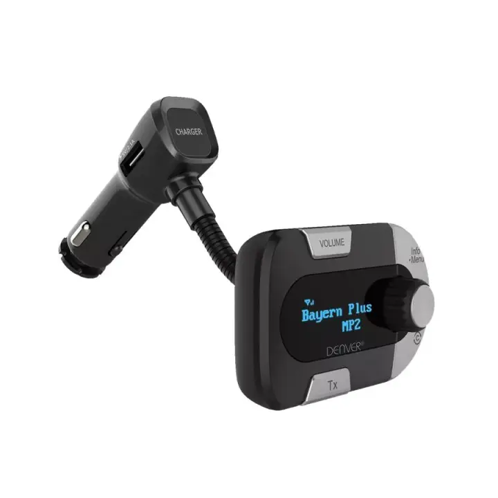 Denver Electronics - DAB-11 Receptor DAB+ con Transmisor FM para Coche - 1