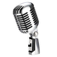55SH SERIES II Micrófono Vintage De Metal Simulación Clásica Dinámico Para Voz Micrófono Cableado Para Grabación De Karaoke Y Voz - details 1