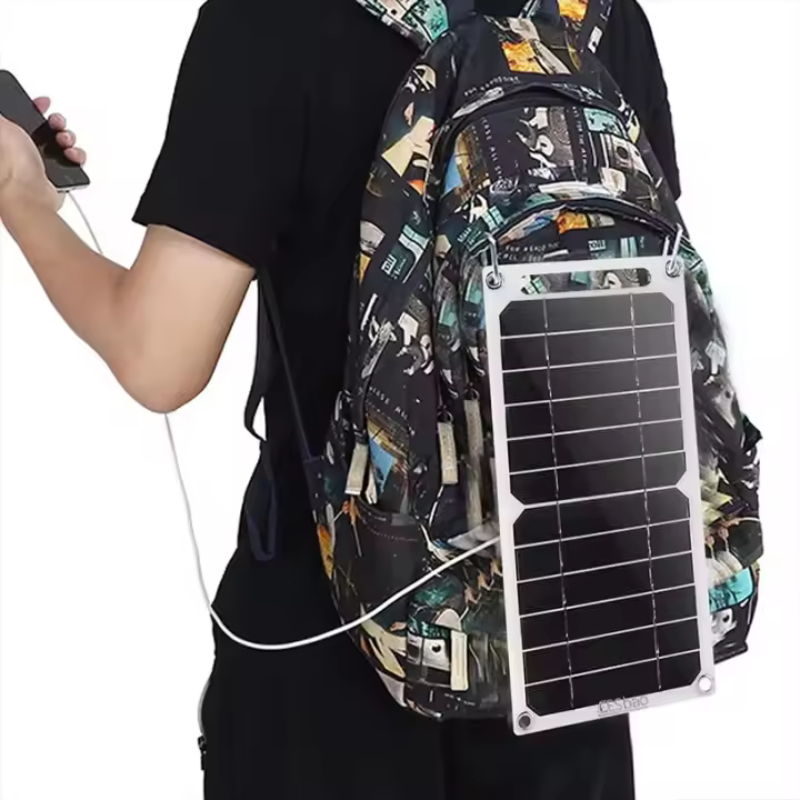 Panel Solar Portátil 35W Con USB Impermeable Para Camping Y Senderismo Batería De Carga Para Teléfonos Móviles Panel De Carga 6.8V - 1
