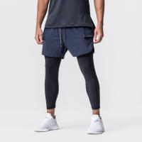 Nuevos Shorts Cortos Para Hombre Verano 2024 2-en-1 Casual Street Fitness Entrenamiento Secado Rápido Transpirable Running Shorts - details 18