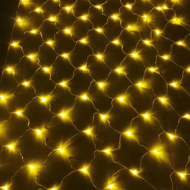 Curtain Light LED Fairy String Net Mesh 3x2m 200led EU 220V Para Decoración De Jardín Exterior Navidad Boda Fiesta Año Nuevo - 1