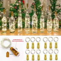 6pcs Luz LED Para Botella De Vino Con Pilas Incluidas Decoración Navideña De Guirnalda De Luces Faeiras Para Bar Boda Fiesta De Navidad - details 0