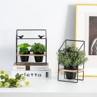 Pequeña maceta de pared de cerámica macetas colgantes maceta colgante interior maceta colgante de pared maceta colgante para cactus plántulas plantas suculentas Decoración de mesa de flores - details 0