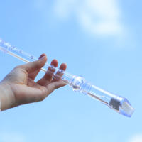 Flauta Larga De Plástico Con 8 Agujeros G Para Principiantes Instrumento Musical Recorder Flauta De Madera Regalo Para Niños Con Palillo De Limpieza - details 3