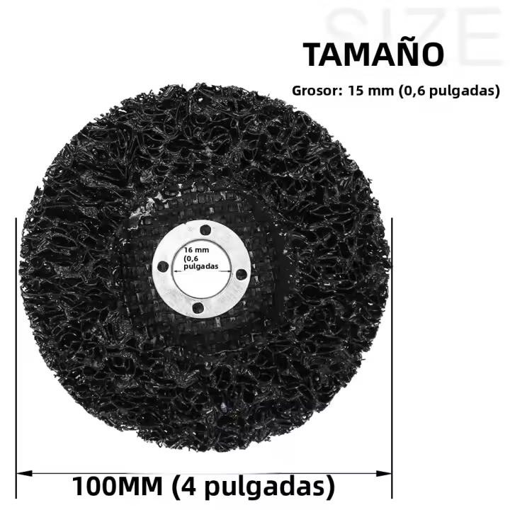 Discos De Poli Para Molienda Y Pulido 1Pcs 100/115/125mm Abrasivos Para Eliminación De Pintura Y Rusticidad Para Amoladora Angular - 1