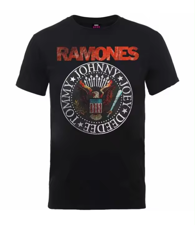 RAMONES Eagle seal Camiseta Licencia oficial Chico Tee Rockoff RATS42MB - 1