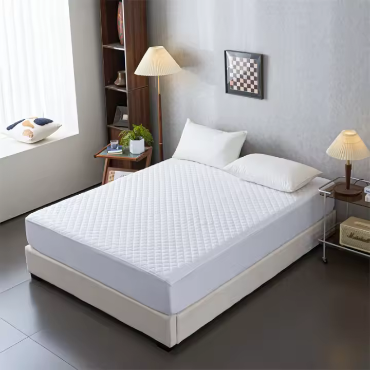 ILOVEHOME -  Protector de colchon impermeable acolchado - cubrecolchon adaptable largos 190/200Cm, sin tratamiento quimicos, lavable, antiacaros, extrasuave, no necesita planchar 100% poliester. - 1