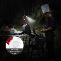 Lámpara De Pato Neón Ajustable Para Barbacoa Externa Magnética LED Resistente Al Calor Con 360 Grados De Iluminación - details 10