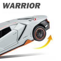 Lamborghini LP780-4 De 1:36 En Aleación Con Sonido Y Luz Juguete De Coche Deportivo De Simulación Alta Para Niños Regalo - details 3