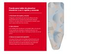 Vileda | Funda de planchar Premium 2 en 1 | Superficie metalizada de algodón que refleja el calor | Funda de tres capas (algodón, espuma y muletón) | Medida universal de 130 x 45 cm. - details 0