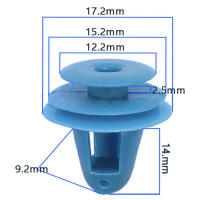 50 Pcs Clip De Presión Para Panel De Puerta Universal Fijador De Interior De Coche Clips De Retención Para Panel De Puerta Set De Fijación - details 12