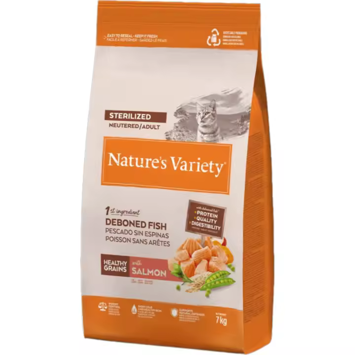 Nature's Variety Adult Sterilized Healthy Grain Salmon Noruego - 1