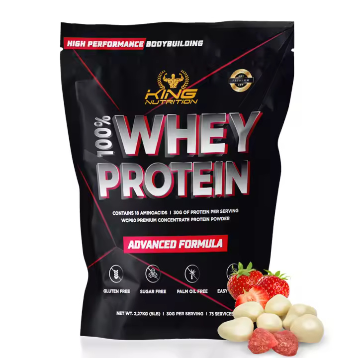 100% Whey Protein 2.27kg King Nutrition Proteina Concentrada - 1