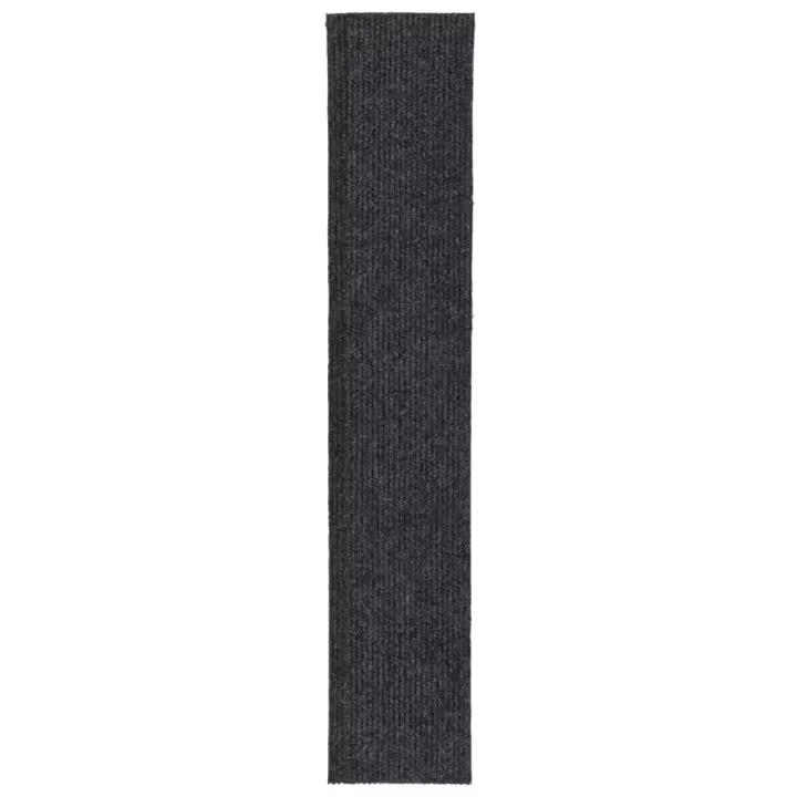 vidaXL Alfombra de pasillo atrapa suciedad 100x500 cm Color Antracita,  Gris,  y mas Alfombras de área  Alfombra de Piso para Sala de Estar Dormitorio Habitación Salón - 1