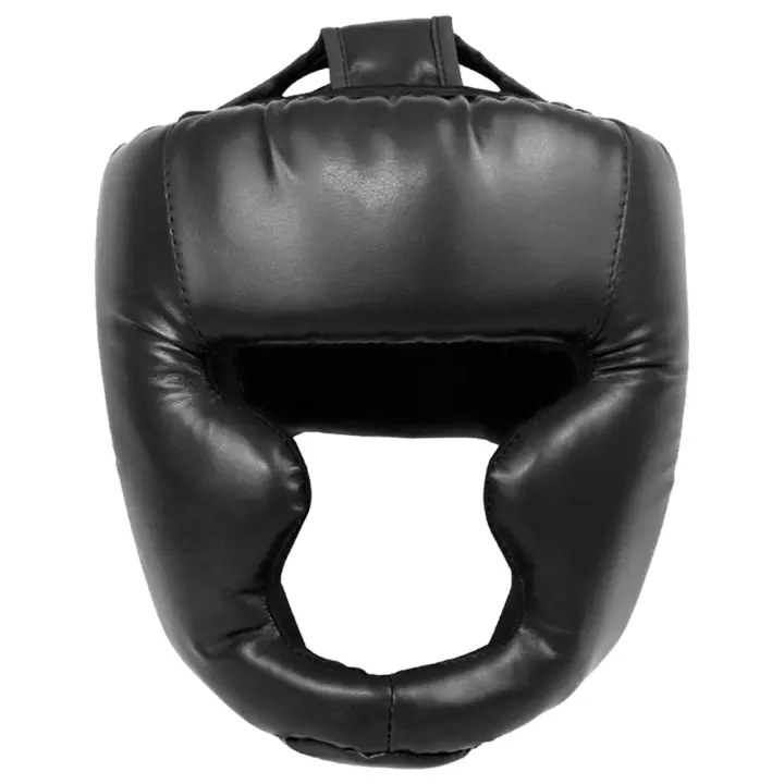 Protector De Cabeza Completo Para Karate Muay Thai Taekwondo Boxeo Equipamiento Protectoro De Goma PU Para Hombres Mujeres Y Niños - 1